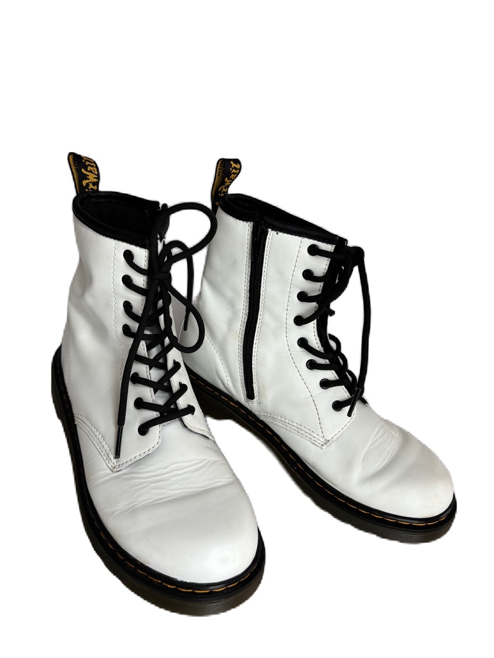 Dr. Marten's Women's 1460 White Leather Boots Size 7